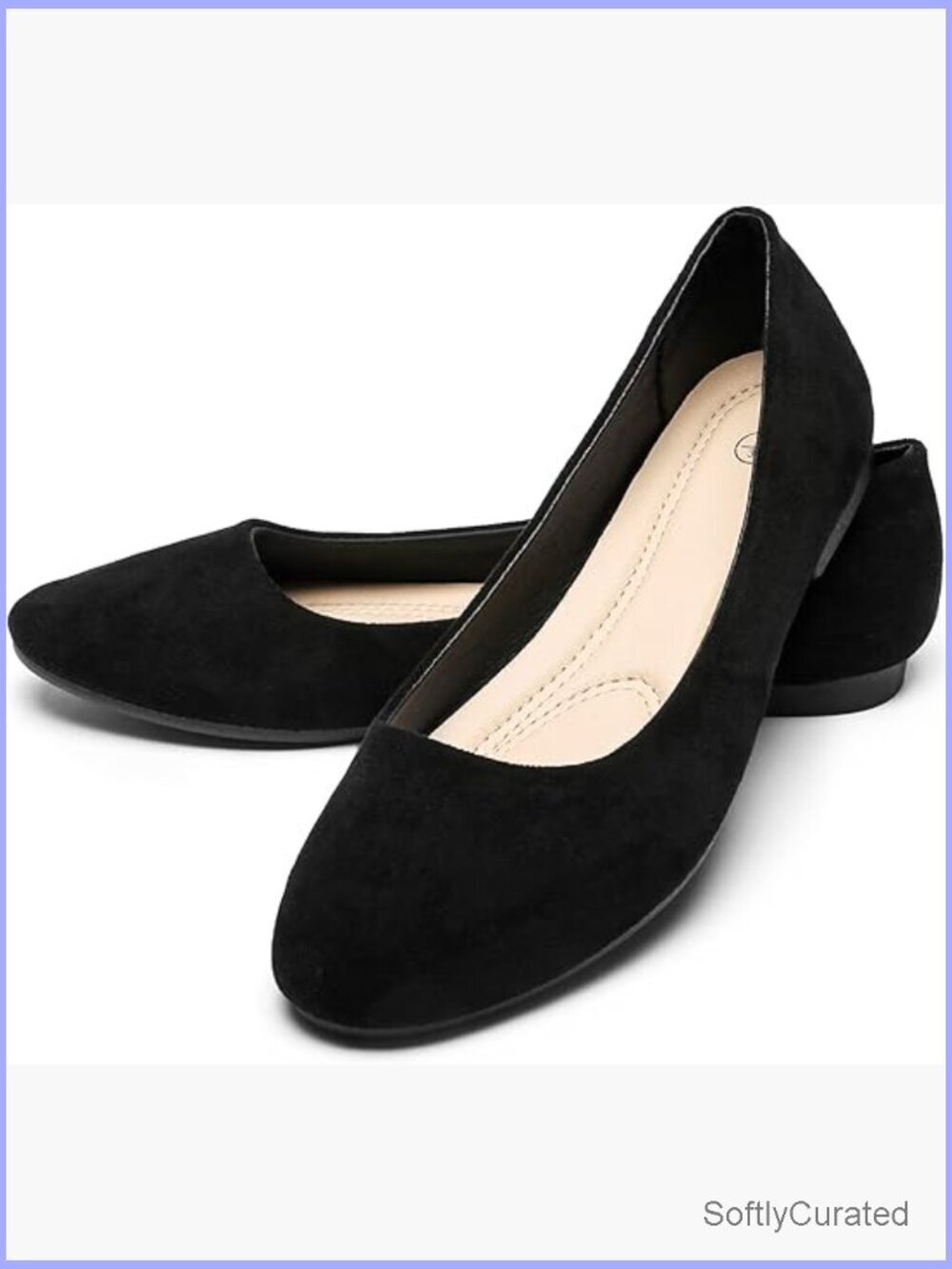 Women's Round Toe Ballet Flats Slip-On Comfort Dress Shoes